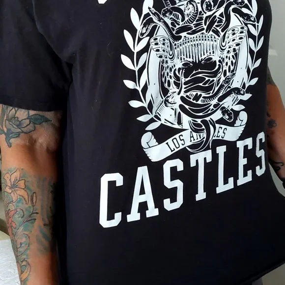 Crooks & Castles  Medusa & Logo Black  Tee - Picture 9 of 9